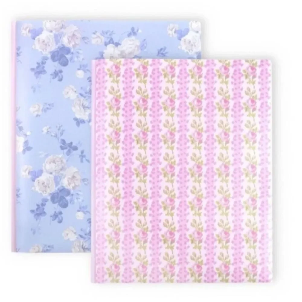 🎀 LoveShackFancy x Yoobi 3-Piece Floral Folder + Bow Pen Set/ NEW